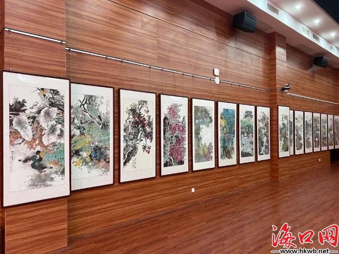 海口市瓊山區開展&ldquo;喜迎二十大 助力自貿港&rdquo;文藝作品展[圖]